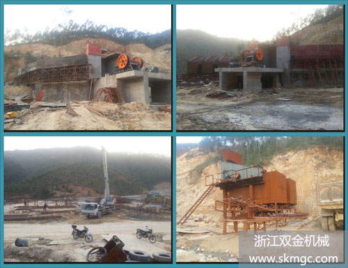 广西博白县时产500吨大型采石场